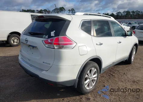 2016 Nissan Rogue Sv из США, поврежденный, VIN KNMAT2MV9GP655532